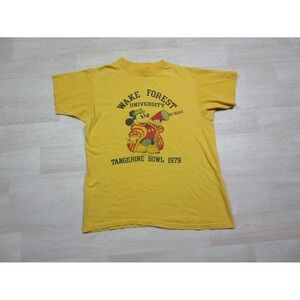 Vintage 1979 Tangerine Bowl Walt Disney Mickey Mouse T Shirt Mens (L) Collegiate